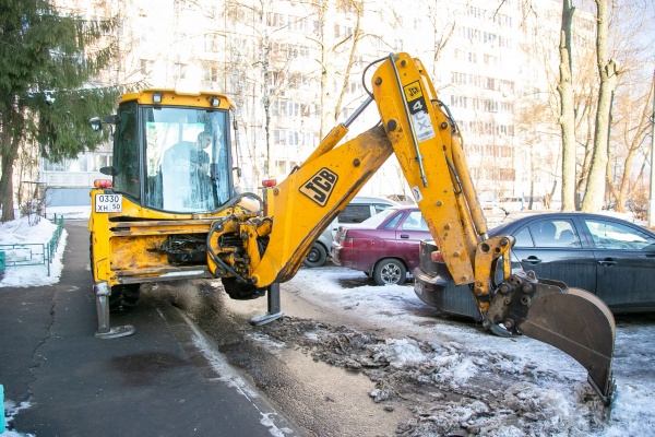 Продолжается очистка городского округа от снега