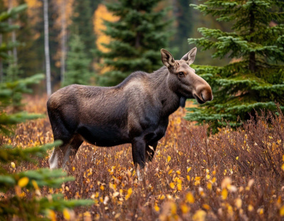 Жителям Подмосковья стоит быть осторожными при встрече с лосями