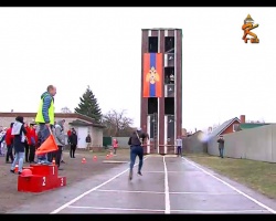 Молодежь соревновалась в пожарно-прикладном спорте