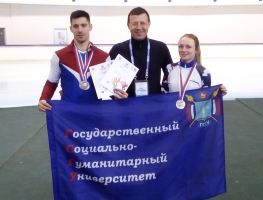 Сборная ГСГУ стала бронзовым призером Всероссийской универсиады по конькобежному спорту