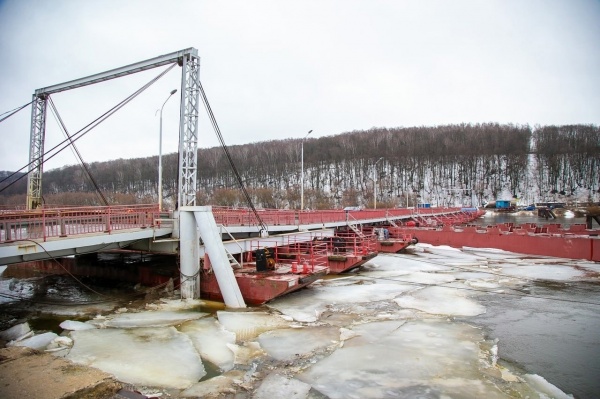 Мост в Озёрах закрывают 27 марта