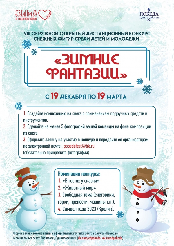 В Зарайске проходит конкурс снежных фигур