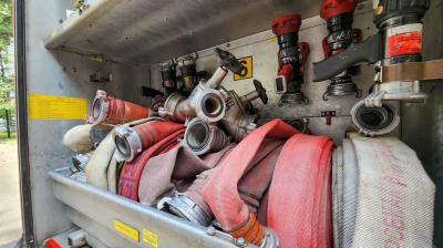 Автомобиль загорелся в движении на трассе М-5 в Луховицах