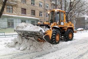 Снег в Коломне убирали 17, а в Луховицах - 14 единиц снегоуборочной техники