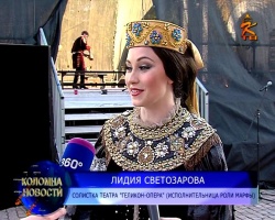 Спектакль "Царская невеста" у стен Коломенского кремля: как это было