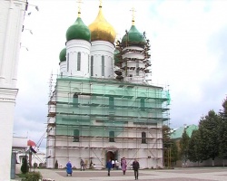 В Коломне обновляют Успенский кафедральный собор