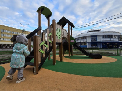 В Озёрах оборудовали новую игровую зону