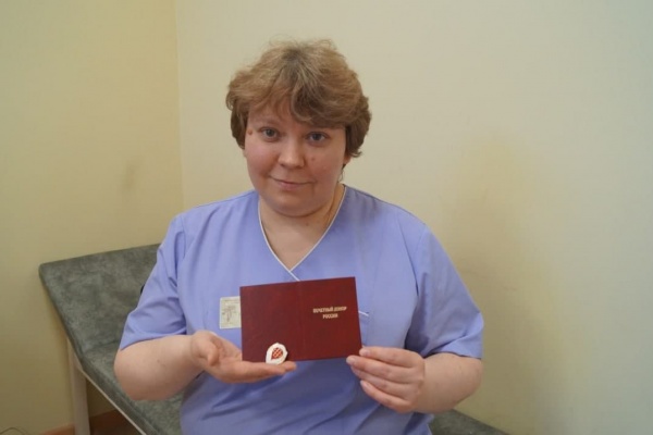 Медсестра из Коломны стала почётным донором