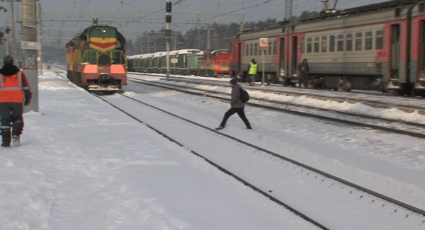 На железнодорожном вокзале в Луховицах произошёл несчастный случай