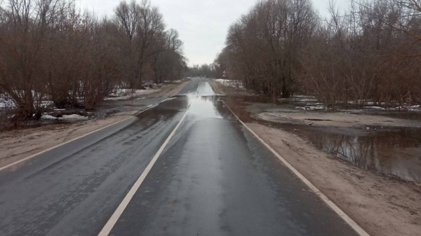 Две дороги перекрыли в Луховицах из-за паводка