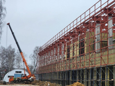 Стадион &quot;Спартак&quot; в Луховицах готов на  60%