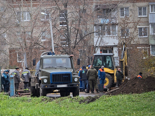 В Луховицах на улице Жуковского в доме №6 восстановят подачу отопления