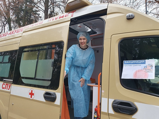 Мобильные медицинские пункты приедут в парки Коломны и Озёр