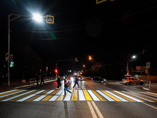 Пешеходные переходы в Коломне стали ярче и заметнее