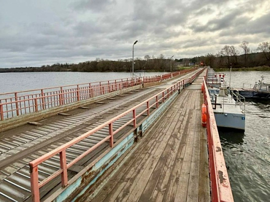 Черкизовский наплавной мост временно закроют