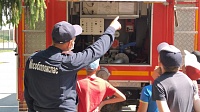 Пожарные рассказали детям, как не допустить пожара