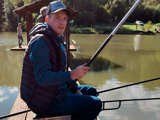 Зараец Евгений Лыжин стал самым удачливым рыбаком