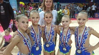 Серебро областного турнира досталось коломенским гимнасткам