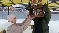 Учащиеся из Песковской школы позаботились о пернатых