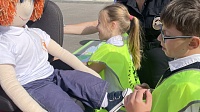 Ученикам Песковской школы рассказали о безопасном поведении на дороге