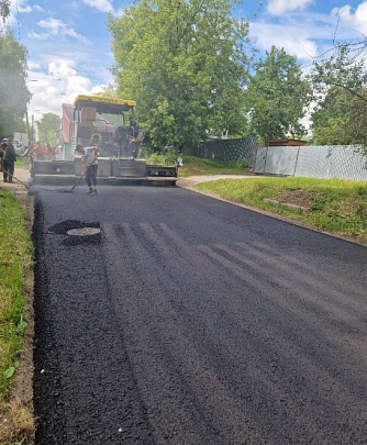 На улице Леваневского в Коломне завершается дорожный ремонт