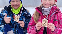 Юные озерчане приняли участие в лыжном празднике