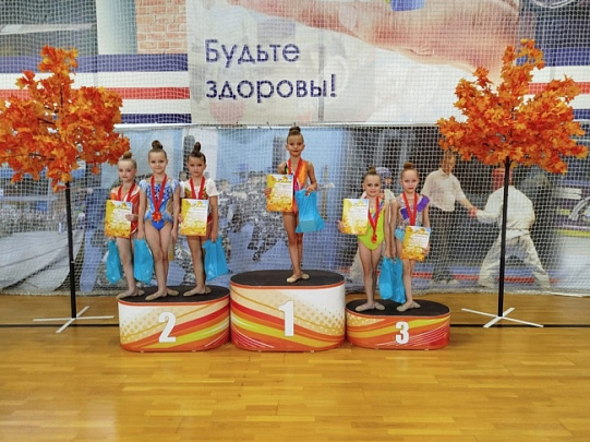 Спортсменки из Луховиц завоевали 16 медалей на соревнованиях по спортивной гимнастике