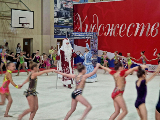 Новогодний турнир по художественной гимнастике в Воскресенске 