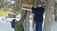 Учащиеся из Песковской школы позаботились о пернатых