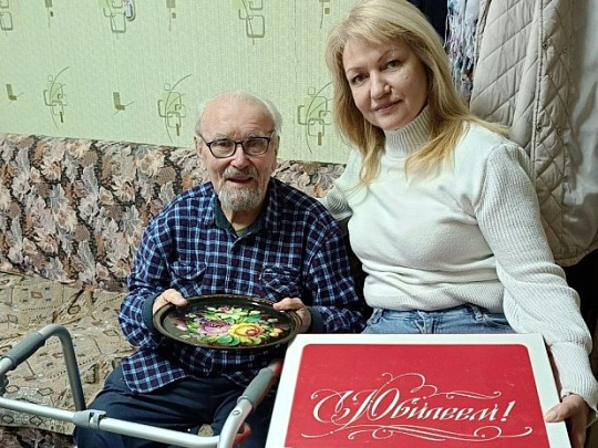 Ветерану труда Николаю Никитовичу Штанникову, исполнилось 95 лет