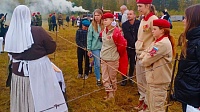 Коломенские юнармейцы посетили межрегиональный исторический фестиваль "Прорывъ"