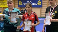 Теннисистки из Озёр заняли призовые места на соревнованиях