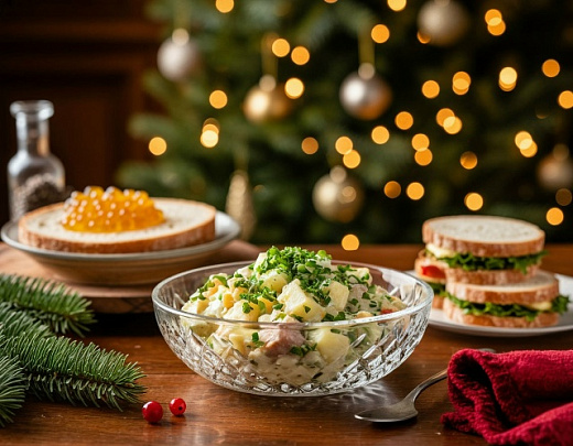 Сроки хранения популярных новогодних салатов  