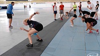 Конькобежцы проходят в Коломне спецподготовку
