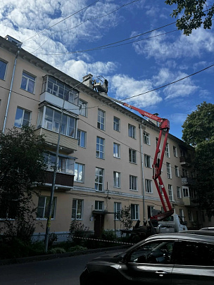 Более 80 оголовков на крышах многоквартирных жилых домов отремонтировали в августе в Коломне