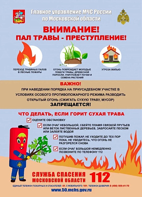 Жечь сухую траву – это преступление!