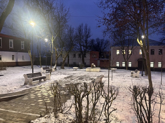 Современное освещение преобразило скверы Егорьевска
