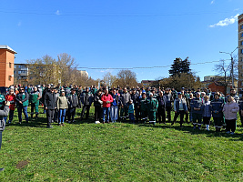 Более 300 сотрудников филиала «ВМУ» приняли участие во Всероссийском субботнике в Воскресенске