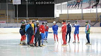 В Коломне тренируются шорт-трекисты из областной сборной