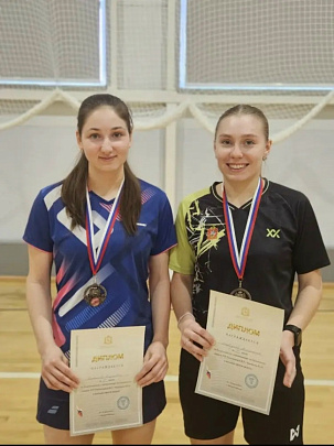 Коломчанки приняли участие в Кубке России по бадминтону