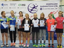 Коломенские бадминтонистки выиграли Всероссийский турнир «Медный всадник»