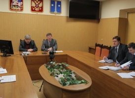 Сегодня глава г.о. Коломна Денис Лебедев провел еженедельное оперативное совещание 