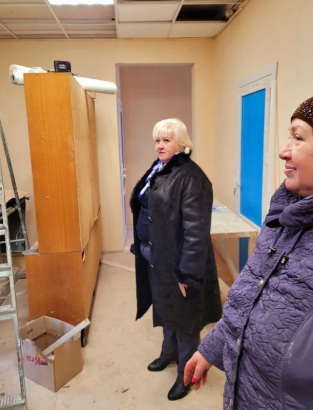 В амбулатории посёлка Зарайский идёт ремонт