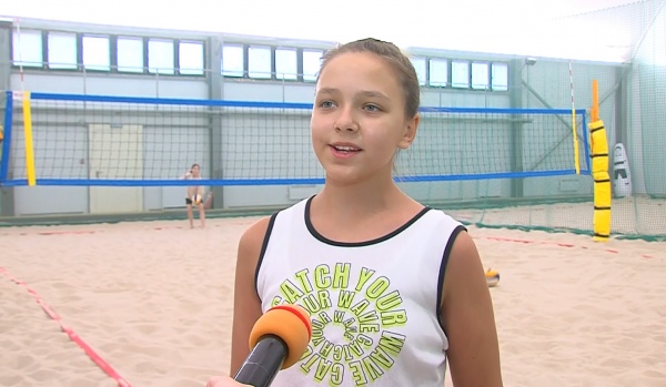 Любители пляжного волейбола показали своё мастерство