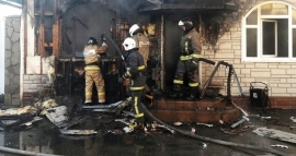 12 июня рано утром в Коломне загорелся частный дом