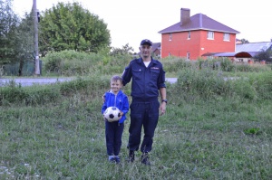 Полицейские из Коломны и Зарайска присоединились к акции "Наша семья, наш футбол"