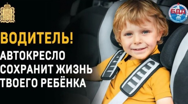 В субботу в Коломне пройдёт профилактическое мероприятие "Детское кресло"