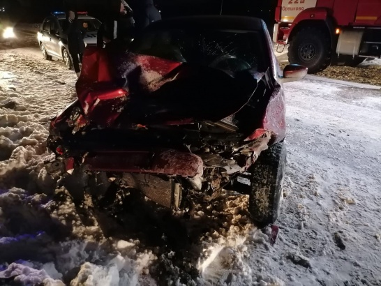 Два водителя получили травмы в ДТП недалеко от Луховиц