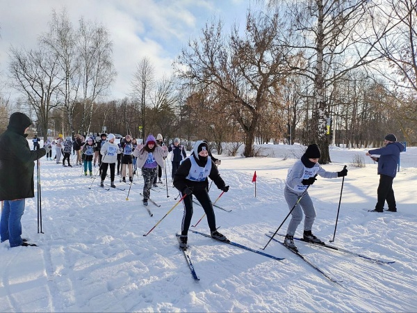 Юные лыжники Серебряных Прудов приняли участие в соревнованиях