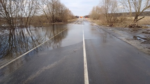 Понижение уровня воды в оке